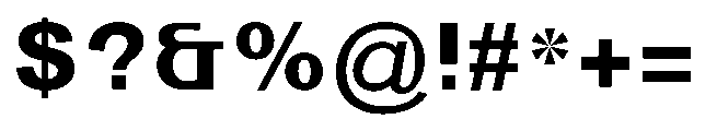 Reiner Neue Extra Bold Font OTHER CHARS