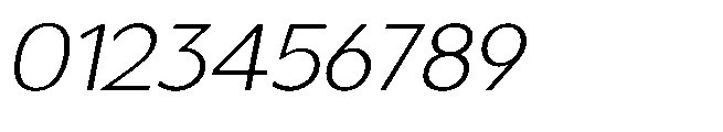 Reiner Neue Italic Font OTHER CHARS