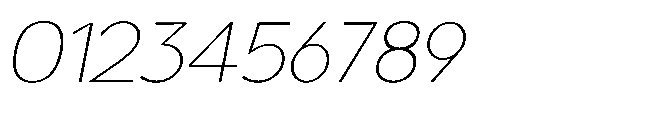 Reiner Neue Light Italic Font OTHER CHARS