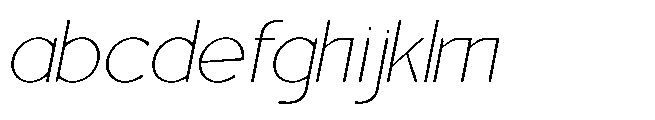 Reiner Neue Light Italic FONT