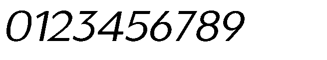 Reiner Neue Medium Italic Font OTHER CHARS