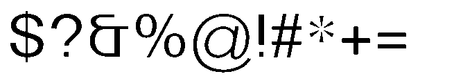 Reiner Neue Medium Font OTHER CHARS