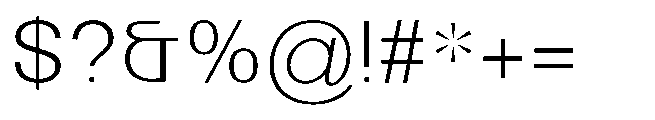 Reiner Neue Regular Font OTHER CHARS