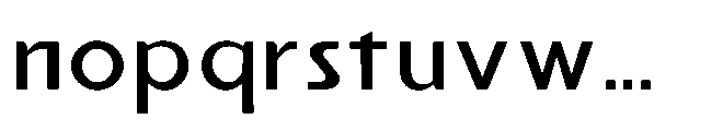 Reiner Neue Semi Bold Font LOWERCASE
