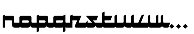 Reisar Font LOWERCASE