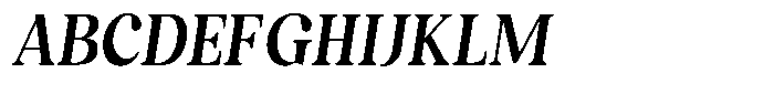 Reiternal Oblique Font UPPERCASE