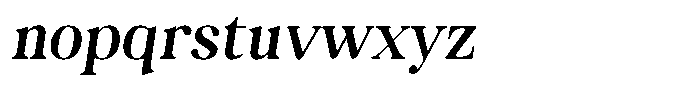 Reiternal Oblique Font LOWERCASE