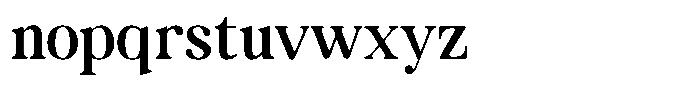 Reiternal Regular Font LOWERCASE
