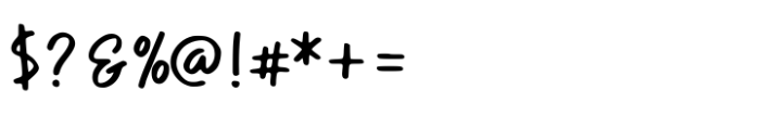 Rejoiceful Biro Font OTHER CHARS