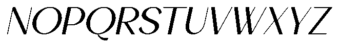 Rekgiva Italic Font UPPERCASE