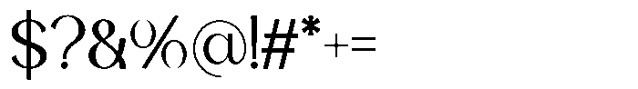Rekgiva Regular Font OTHER CHARS
