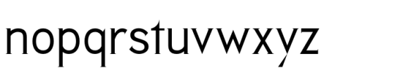 Rekiya Regular Font LOWERCASE