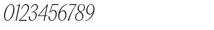 Relais Condensed Extra Light Italic Font OTHER CHARS