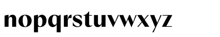 Relais Extra Bold Font LOWERCASE