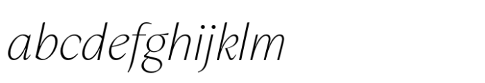 Relais Extralight Italic FONT