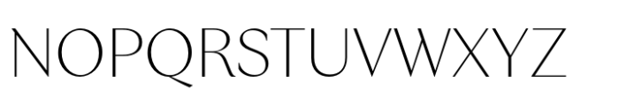Relais Extralight Font UPPERCASE