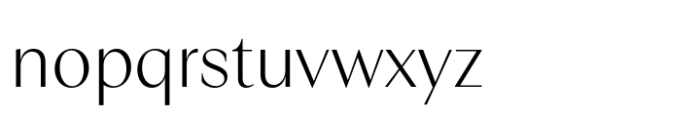 Relais Light Font LOWERCASE