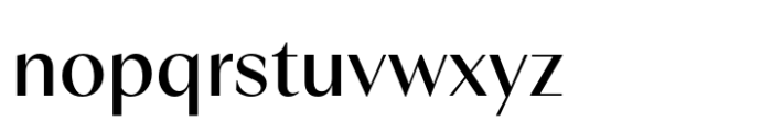 Relais Medium Font LOWERCASE