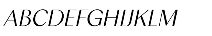 Relais Regular Italic Font UPPERCASE