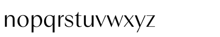 Relais Regular Font LOWERCASE