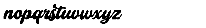 Relastic Script Regular Font LOWERCASE
