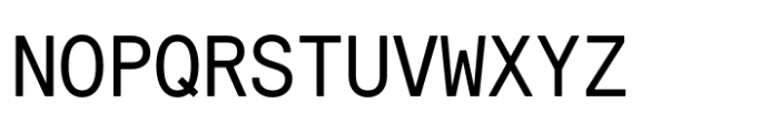 Relative Mono Pro 11 Pitch Font UPPERCASE