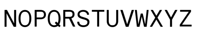 Relative Mono Pro Variable Pitch Font UPPERCASE