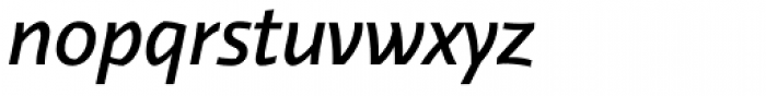 Relato Sans Medium Italic Font LOWERCASE