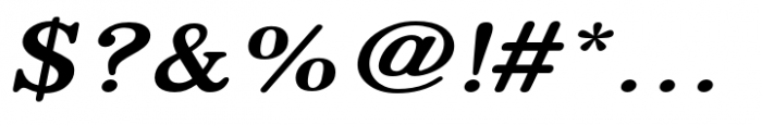 Relica Medium Extended Italic Font OTHER CHARS