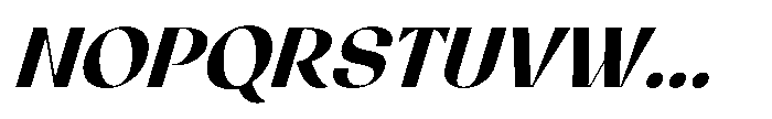 Relicta Bold Italic Font UPPERCASE