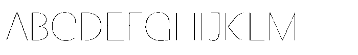 Relicta Thin Font UPPERCASE