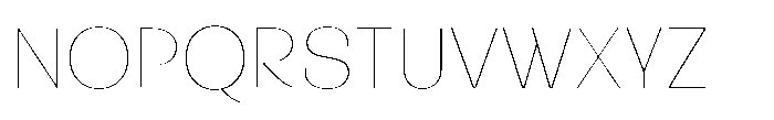 Relicta Thin Font UPPERCASE