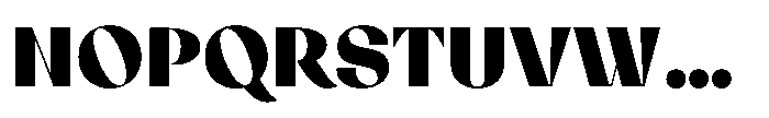 Relicta Ultra Font UPPERCASE