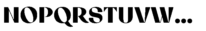 Relicta Ultrabold Font UPPERCASE