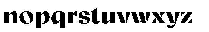 Relicta Ultrabold Font LOWERCASE
