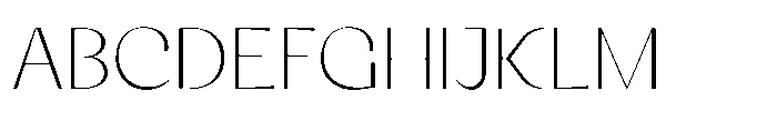 Relicta Ultralight Font UPPERCASE