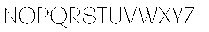 Relicta Ultralight Font UPPERCASE