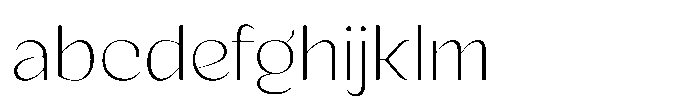 Relicta Ultralight FONT