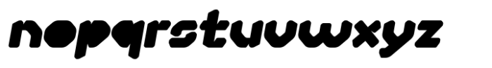 Relif Black Fill Oblique Font LOWERCASE