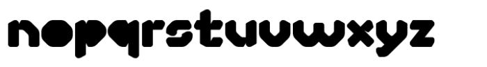 Relif Black Fill Font LOWERCASE