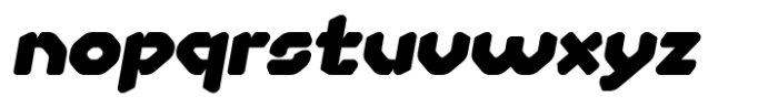 Relif Black Oblique Font LOWERCASE