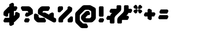 Relif Black Font OTHER CHARS
