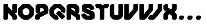 Relif Black Font UPPERCASE