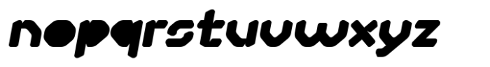 Relif Bold Fill Oblique Font LOWERCASE