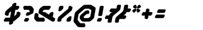Relif Bold Oblique Font OTHER CHARS