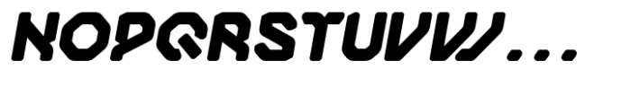 Relif Bold Oblique Font UPPERCASE