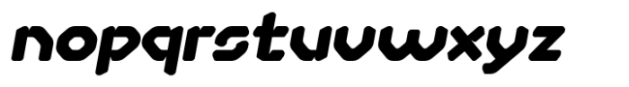 Relif Bold Oblique Font LOWERCASE