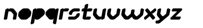 Relif Medium Fill Oblique Font LOWERCASE