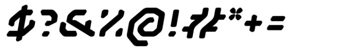 Relif Medium Oblique Font OTHER CHARS