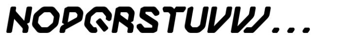 Relif Medium Oblique Font UPPERCASE